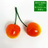 Simulação Cereja Carro Revestimento Plástico Modelo de Fruta Cereja Adereços Decorativos Ornatos de Estúdio Adereços de Educação Infantil