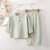 Conjunto de Roupa Íntima Infantil, Roupas de Outono Estilo Coreano, Roupa Íntima Térmica Nova para Meninos, Roupas de Outono para Bebês, Calças Compridas, Roupa de Descanso, Roupas Infantis