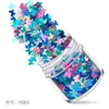 Nail Art Borboleta Sequins Metal Laser Mixed Color Set Nail Art Joias Handmade DIY Amazon Cross-border Explosões