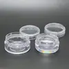 Botella pequeña de muestra cosmética de 5 ml, material de embalaje cosmético de 10 ml, caja transparente vacía para uñas DIY en stock