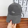 Boné de Baseball para Mulheres, Novo Bordado de Letras, Emagrecimento Facial, Estilo Coreano, Primavera e Outono, Versátil, Casual, Moderno, Boné de Topo Macio com Aba de Pato para Homens