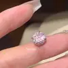 PinkDaily Uña de Hueso de Oreja de Cruz de Zircón Rosa Tornillo de Acero de Titanio Uña de Oreja Corte Fuego Pendientes de Mariposa