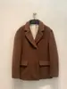 Qianhe Outono e Inverno Novo Estilo Japonês Preguiçoso Solto Chique Retrô Atmosférico Para o Trabalho Quente Blazer Casaco
