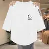 Camiseta de alta gama de última colección para mujer, nuevo estilo Primavera/Verano 2026, manga tres cuartos, versión coreana, elegante, holgada, cubre la figura, top, camiseta