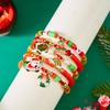 Europeo y Americano Transfronterizo Navidad Alce Arcilla Polimérica Suave Colorido Arcilla Polimérica Suave Pulsera Joyería Nicho Letra Traje de Pulsera Elástica