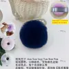 Suministro Listo de Bolas de Pelo de Conejo Rex Imitación de 4-9 cm, Coloridos Accesorios para Joyería DIY, Bolas de Felpa, Colgantes para Equipaje, Accesorios para Ropa