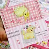 10cm fofo desenho animado comida brincar pequeno novo cartão de apertar cartão de joia cartão dobrável papel cartão material de embalagem de cartão pequeno lote