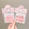 Pegatinas de Uñas Portátiles Infantiles Especiales de Dibujos Animados Lindas para Niñas, Set Exquisito Seguro y No Tóxico
