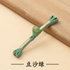 Hengmeihe Novo Cheongsam Chinoiserie Botão Prato Contas de Jade Orelhas de Coelho Borla de Cristal Fivela de Uma Palavra Fivela Decorativa Acessórios da Dinastia Han