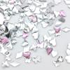 Broca de unha mista mais vendida em resina em forma de diamante branco, diamante, cavalo de amor, broca de unha, acessórios artesanais para decoração de unhas