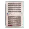 Pestañas Postizas Segmentadas de Gran Capacidad con Cabello Termofusionado, Pestañas DIY Autoinjertables, Tridimensionales, Suaves y Cómodas para Mujeres