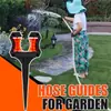 Guía de Manguera Soporte Guía para Manguera de Jardín Soporte Anti-Enredo Soporte para Herramientas de Jardín Soporte Guía para Manguera de Riego de Jardinería