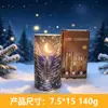 Luz de Vela LED Natal Simulação Vela Eletrônica Festa de Aniversário Ornamento Exterior Controle Remoto Atmosfera Impressão UV Pequena Luz Noturna