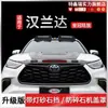 Tixinrui Adecuado para 2022 Highlander Crown Land Cruiser con Cubierta de Guardabarros Iluminada de Arena Modificación de Paso de Rueda Foco de Techo