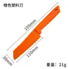 Cuchillo de Fruta de Plástico para Niños, Cuchillo para Pan Tostado, Cuchillo para Pasteles, Cuchillo Pelador de Verduras, Cuchillo para Suplementos Alimenticios de Bebé, Cuchillo para Cortar Verduras