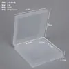 Caja de Plástico Transparente Escarchado Caja de Muestra para Ferretería Caja de Embalaje para Componentes Digitales Papelería Caja de Almacenamiento para Joyería Guka
