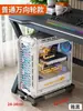 Soporte para Host de Computadora Soporte Base de Chasis Extraíble con Ruedas Estante de Almacenamiento Altura Ajustable Base a Prueba de Humedad