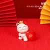 Decorações fofas de gato da sorte para casa, sala de estar, escritório, varanda, pequena decoração, gatinho de resina, atacado de fábrica