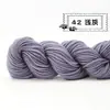 Fio Acrílico Jiangnan Puro Médio Espesso Lã Fio Acrílico Artesanal Crochê Chinelos Almofada Chapéu Super Macio 48g