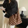 Bolso de Gamuza con Lunares para Mujer 2026 Nueva Moda Otoñal Bolso de Hombro Vintage de Alta Gama Bolso Tote de Gran Capacidad