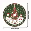 Artículos más vendidos transfronterizos: Falda para Árbol de Navidad, Hombre de Jengibre, Accesorios de Decoración para Fiesta de Escena de Año Nuevo, Decoraciones, Venta Directa del Fabricante