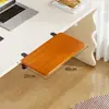 Tablero de extensión para escritorio, escritorio de oficina sin taladrar, organizador de escritorio expandible, plegable, ampliado y alargado, tablero de extensión con reposabrazos