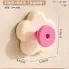 Gancho de ventosa flor dopamina para uso doméstico, sem necessidade de furar, gancho de parede fofo para banheiro, à prova d'água e multifuncional