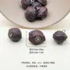 Botones de Madera Natural, Broches de Metal con Forma Irregular de Flor, Botones Estilo Chino para Qipao, Traje Tang, Hanfu, Cárdigan, Botones Decorativos para Vestido