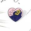 Europa e Estados Unidos interessante engraçado morte crânio broche Live Laugh Love pin bag roupas acessórios