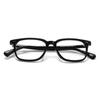 Marco de Gafas de Acetato Shenzhen Mismo Estilo que Boss Varilla Metálica Marco Cuadrado Delgado Gafas de Moda Marco de Gafas de Plástico Dorado Ultraligero