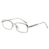 Gafas de Sol Cuadradas de Metal Nuevas en Stock para Hombre, Gafas de Sol Modernas y Sencillas para Mujer, Monturas para Gafas de Prescripción, Gafas sin Prescripción, Transfronterizo