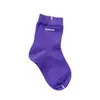 Meias infantis de algodão para primavera e outono, estilo ins da moda, meias de cano médio para bebê com bordado de carinha sorridente, meias coloridas para bebê