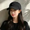 Gorra de béisbol bordada con cara sonriente, estilo coreano, nueva, simple, para hombre, de moda, para circunferencia de cabeza grande, sombrero que adelgaza la cara, gorra de béisbol versátil para mujer