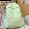 Nova Mochila Escolar Estilo Japonês, Moderna e Única, Mochila Bordada de Alta Estética em Cores Doces, Bolsa Leve de Duas Alças para Alunos do Ensino Fundamental II e Médio