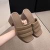 Zapatillas Plataforma Ligeras y de Lujo para Mujeres para Evitar Pisar Heces, Calzado de Verano para Exteriores, Zapatos Antideslizantes, Sandalias de Moda con Tacón Alto y Suela Gruesa para Niñas