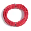 Corda de Couro Colorida Trançada Corda de Couro Trançada Retro Preta Corda de Fio PU Cordão para Gargantilha Pulseira DIY