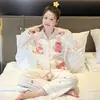 Pijama Infantil Primavera y Otoño Niñas Algodón Nube Manga Larga Estilo Delgado Niñas Niños Mayores Estilo Otoño Conjunto de Ropa para el Hogar Niños Pequeños y Medianos