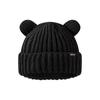 2025 Nuevo Lindo Gorro de Punto de Oso Otoño e Invierno Cálido Cubre Cara Gorro de Punto Pequeño Mujer Invierno Combinable Protección contra el Frío