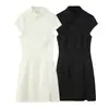 Z Estilo Europeo y Americano Transfronterizo 2026 Nueva Moda Elegante Amazon Venta al por Mayor para Mujer Vestido Corto de Jacquard 2630538