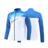 Traje de Entrenamiento Otoño e Invierno con Cuello Vertical y Manga Larga para Hombre, Abrigo con Estampado, Ropa para Eventos Grupales Premiados, Ropa Deportiva para Correr y Ejercicio