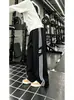 Pantalones de chándal anchos con estampado de letras retro americano y tres rayas para hombre y mujer, marca de moda, holgados, casual, deportivos, versátiles, largos