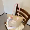 Bolso Tejido de Paja de Moda Tendencia 2026 Elegante para el Día a Día Artístico de Moda Bolso Cesta para Productos de Gran Capacidad Bolso Tote Tejido