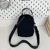 Bolsa Multifuncional Transfronteiriça para Garrafa de Água Feminina, Nova Moda Estilo Coreano Bolsa de Ombro para Celular, Bolsa Transversal Casual com Cordão para Uso Externo