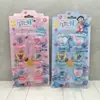 Set de Sellos de Puntada de Comercio Exterior para Niños, 6 Piezas, Set de Sellos de Marca de Agua Lilo & Stitch, Set de Sellos para Diario DIY Graffiti
