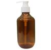 Botella de Plástico PET Boston 300ml Botella de Champú Botella de Gel de Ducha de Hotel Botella Marrón de Desinfectante de Manos Cosméticos