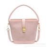 El Bolso Cubo de Moda de Este Año para Mujer 2026 Nuevo Bolso de Hombro Cruzado Versátil Textura Simple Bolso de Mano