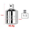 Adaptador de Vaso 1/2 Grande a 3/8 Mediano a 1/4 Pequeño Adaptador de Conversión Mutua Fly Accesorio para Llave de Carraca Crv