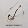 Aleación de Zinc Negro Antiguo Gancho Individual para Ropa Gabinete Puerta de Dormitorio Gancho para Ropa Gancho Trasero para Puerta Gancho de Pared para Abrigo