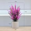 Amazon flor artificial lavanda espiga de hoja puntiaguda ramo planta verde artificial boda decoración del hogar flor de plástico bonsái