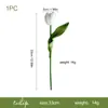 Plantas Verdes Artificiales Tulipanes Grandes de PU para Fotografía en Casa, Decoración de Bodas, Accesorios de Fotografía y Paisajismo de Salas de Estar